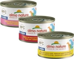 Almo Nature HFC Cuisine Natvoer Voor Honden – 24 X 95g – Kalfsvlees Met Ham – 24 X 95 Gram