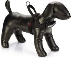 Beeztees Parinca Comfort Hondentuig Nylon Zwart 42-52 Cm X 20 Mm