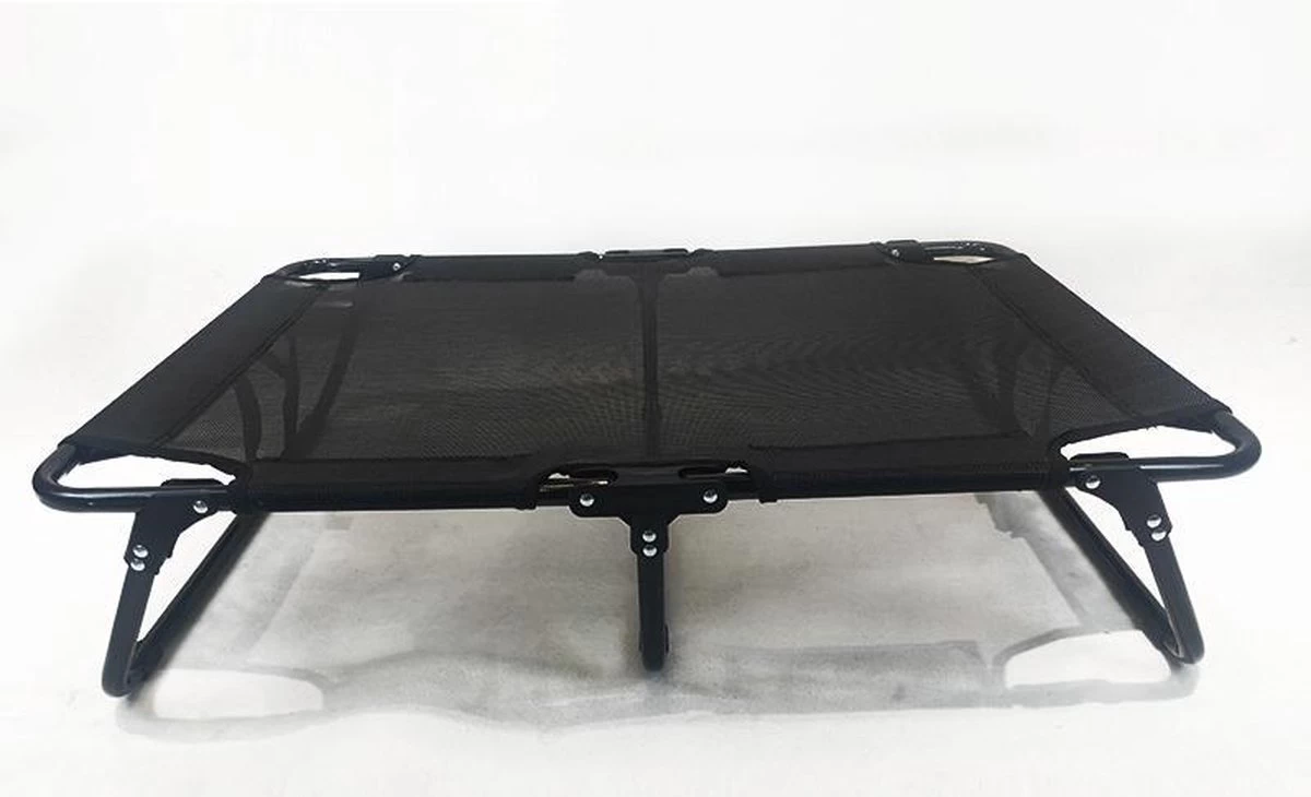 Dogs&Co Stretcher Zwart – Opvouwbaar – Hondenstretcher – Dierenbed Outdoor 71x58x20cm 3 Dogs&Co Stretcher Zwart – Opvouwbaar – Hondenstretcher – Dierenbed Outdoor 71x58x20cm