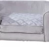 Enchanted Pet Enchanted Hondenmand / Sofa Quicksilver Zilverkleurig 84X57X35,5 CM -Benodigdheden Voor Huisdieren Winkel Enchanted Pet Enchanted Hondenmand Sofa Quicksilver Zilverkleurig 84X57X355 CM 1