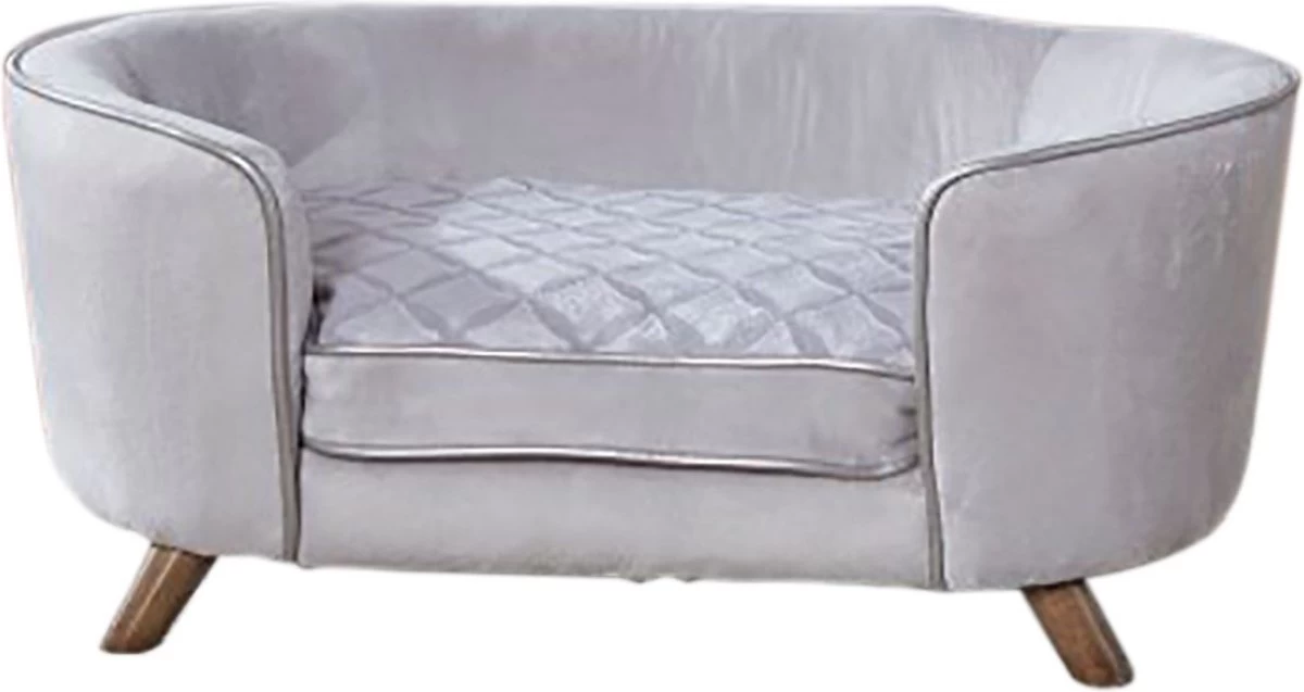 Enchanted Pet Enchanted Hondenmand / Sofa Quicksilver Zilverkleurig 84X57X35,5 CM