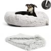 Filo Hondenmand 60cm Met Deken & Rits – Lichtgrijs – Geschikt Als Kattenmand – Fluffy Donut Hondenbed – Honden Mand & Bed – Hondenkussen – Kussen Hond – Katten Mand -Benodigdheden Voor Huisdieren Winkel Filo Hondenmand 60cm met Deken amp Rits Lichtgrijs Geschikt als Kattenmand Fluffy Donut Hondenbed Honden Mand amp Bed Hondenkussen Kus