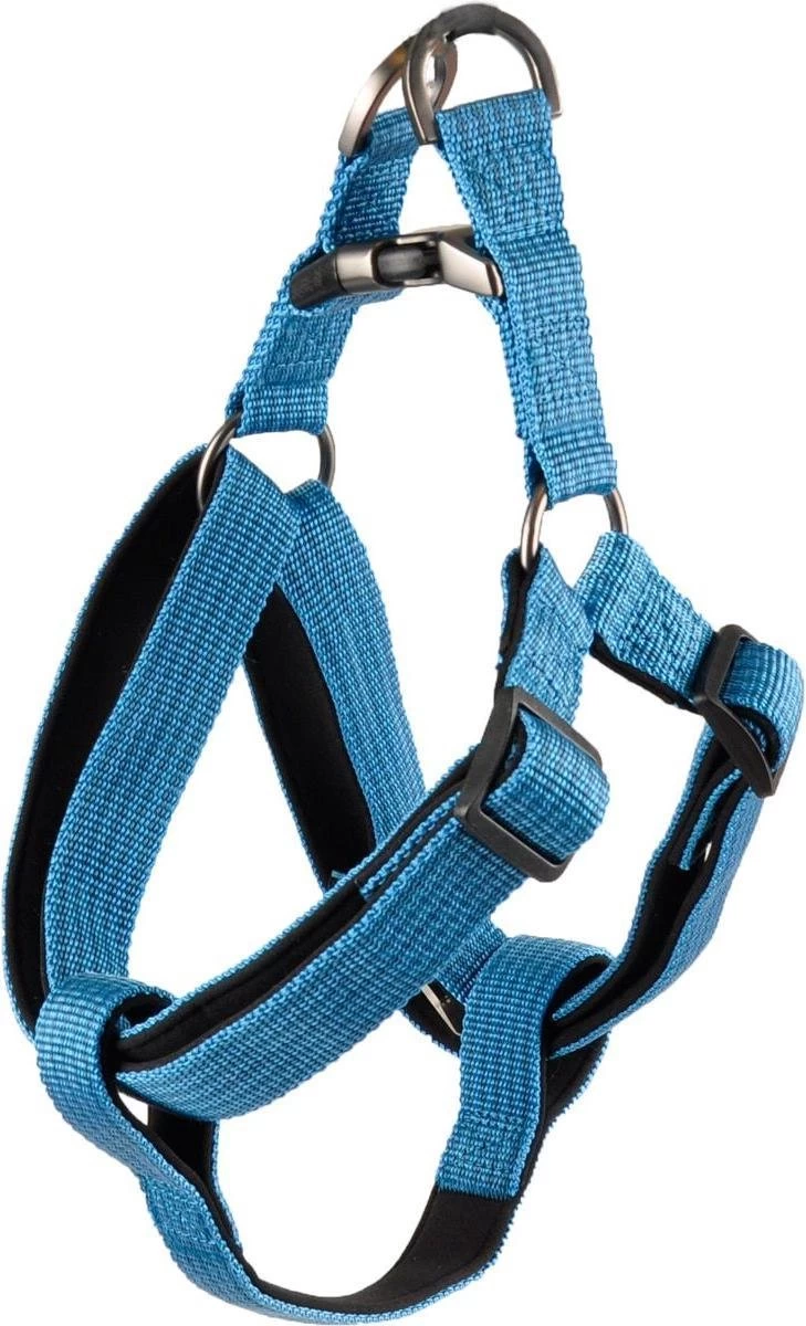 Flamingo Hondentuig Jannu Blauw – Blauw/Zwart – 20 – 35 Cm X 15 Mm 3 Flamingo Hondentuig Jannu Blauw – Blauw/Zwart – 20 – 35 Cm X 15 Mm