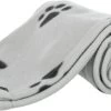Trixie Fleece Hondendeken Lichtgrijs / Zwart (150X100 CM) -Benodigdheden Voor Huisdieren Winkel Fleece hondendeken lichtgrijs zwart 150X100 CM