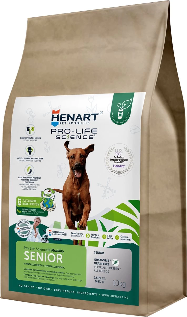 HenArt Insect Senior Hypoallergenic Honden Droogvoer – Neutraal Smaak – 5 Kg – Hondenbrokken – Graanvrij 3 HenArt Insect Senior Hypoallergenic Honden Droogvoer – Neutraal Smaak – 5 Kg – Hondenbrokken – Graanvrij