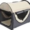 Honden Draagtas – Hondendraagtas – Reismand – Reisbench – Hondentas – Opvouwbaar – L – 70x51x59 Cm – Grijs Creme -Benodigdheden Voor Huisdieren Winkel Honden draagtas Hondendraagtas Reismand Reisbench Hondentas Opvouwbaar L 70x51x59 cm Grijs Creme