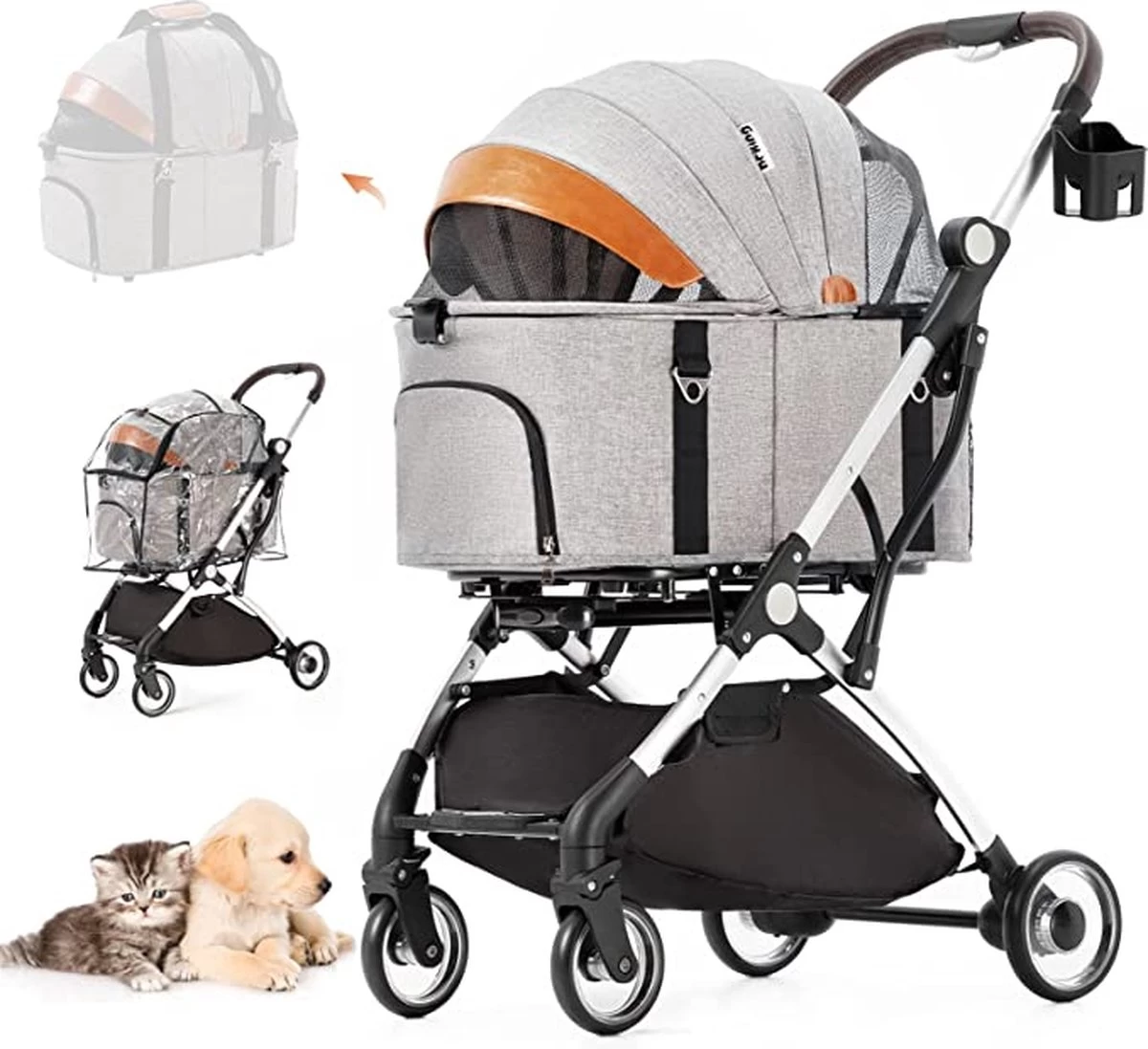 Hondenwagen / Pet Stroller, Foldable -meet Wielen, Huisdier, Hondenbuggy, Buggy, Honden, Katten, Huisdier, Stroller, Honden, Buggy, 3 Hondenwagen / Pet Stroller, Foldable -meet Wielen, Huisdier, Hondenbuggy, Buggy, Honden, Katten, Huisdier, Stroller, Honden, Buggy,