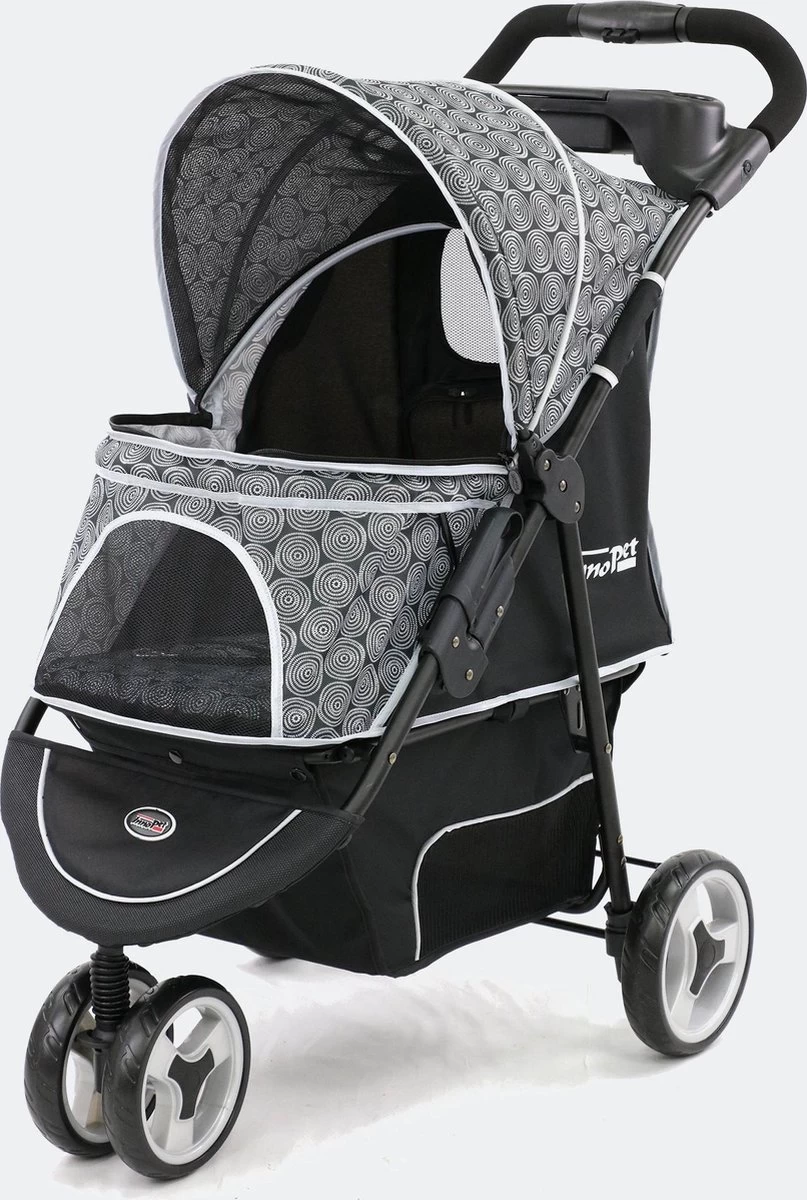InnoPet Allure Onyx – Hondenbuggy – 94x51x102 Cm 3 InnoPet Allure Onyx – Hondenbuggy – 94x51x102 Cm