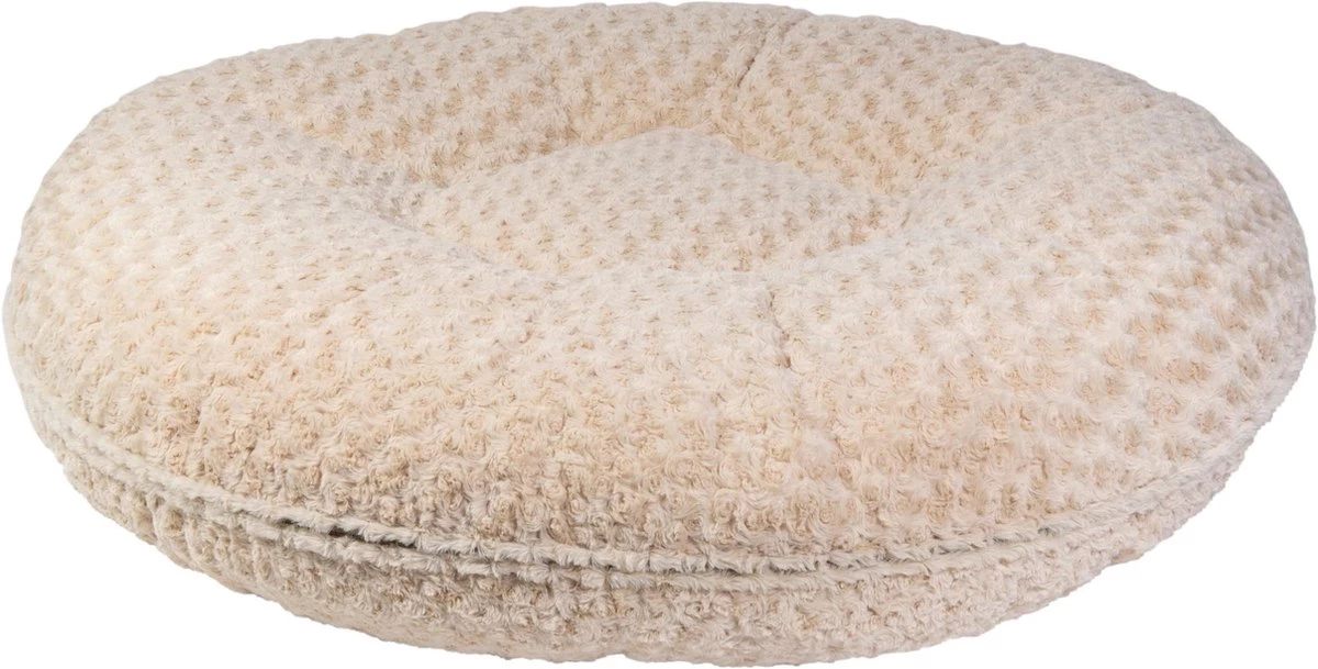 Jack And Vanilla – Hondenkussen – Donut Kussen Puff- Kleur: Beige – Afmeting: Ø 90 Cm 3 Jack And Vanilla – Hondenkussen – Donut Kussen Puff- Kleur: Beige – Afmeting: Ø 90 Cm