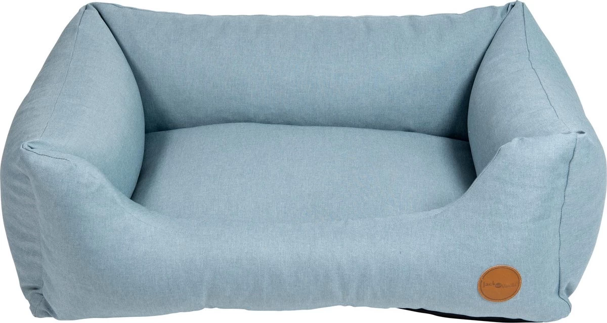 Jack And Vanilla – MONTREAL Sofa – Hondenmand – Kleur: Blauw – Maat M: 80x60cm 3 Jack And Vanilla – MONTREAL Sofa – Hondenmand – Kleur: Blauw – Maat M: 80x60cm