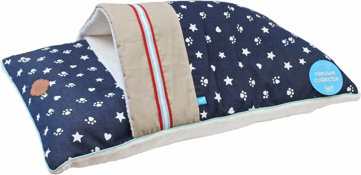 Lief! Kussen Met Slaapzak Unisex – Maat: 87 Cm (L) X 52 Cm (B) 3 Lief! Kussen Met Slaapzak Unisex – Maat: 87 Cm (L) X 52 Cm (B)