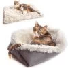 MAIYADUO – 2 In 1Kat Bed Mat 61×51 Cm Kattenbed Hondenbed Kleine Hond Slaapzak Zacht Pluche Wasbaar Huisdier Bed -Benodigdheden Voor Huisdieren Winkel MAIYADUO 2 in 1Kat Bed Mat 61x51 cm kattenbed hondenbed Kleine Hond slaapzak zacht pluche Wasbaar Huisdier Bed