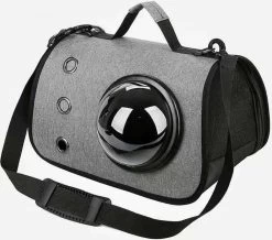 Nixnix – Katten Rugtas Grijs – Hondenrugzak – Draagtas Hond – Hondentas – Reistas Kat – Huisdieren Reistas – Max 8 Kg – Backpack