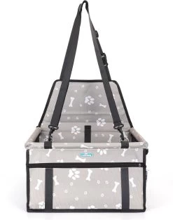 Nobleza Hondenstoel Auto – Hondenzitje Auto – Autostoel Hond – Autozitje Hond – Hondenmand Auto – Grijs