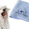 Pepets© – Hondenhanddoek – Honden Handdoek – Microvezel Handdoek – Handdoek Hond – Hondendeken – Droogdoek Hond – Dierendeken – Absorberend – 100*50CM – Pastelblauw – GRATIS Zonnebril -Benodigdheden Voor Huisdieren Winkel Pepets© Hondenhanddoek Honden Handdoek Microvezel Handdoek Handdoek Hond Hondendeken Droogdoek Hond Dierendeken Absorberend 10050C 1