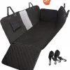 Pets Fortune – Hondendeken Auto Achterbank – Hond Autodeken – Achterbank Beschermhoes – Hondenkleed – Mesh Kijkvenster Met Ritsen Aan Beide Zijden – Zwart – 137 X 147 Cm -Benodigdheden Voor Huisdieren Winkel Pets Fortune Hondendeken Auto Achterbank Hond Autodeken Achterbank Beschermhoes Hondenkleed mesh kijkvenster met ritsen aan beide zijden Z