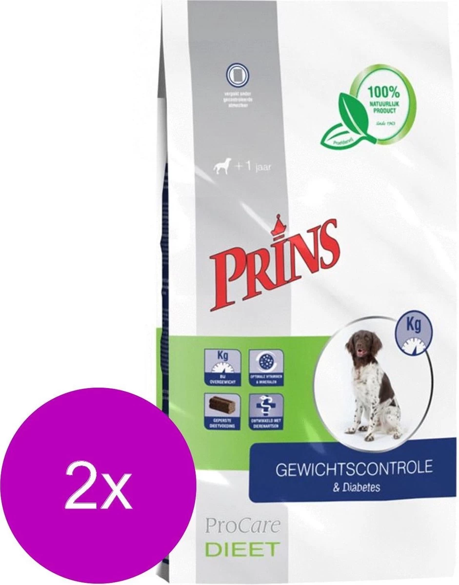 Prins Procare Dieet Gewichtscontrole&Diabetes Gevogelte – – 2 X 15 Kg 3 Prins Procare Dieet Gewichtscontrole&Diabetes Gevogelte – – 2 X 15 Kg