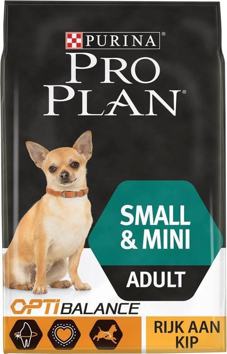 Pro Plan Hondenbrokken Small&Mini Adult 700g Kip 3 Pro Plan Hondenbrokken Small&Mini Adult 700g Kip