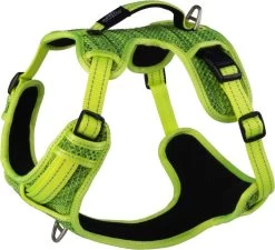 Rogz Explore Tuig Gevoerd Geel – Hondenharnas – 53-73 Cm
