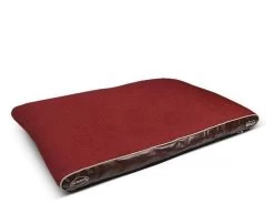 Scruffs Hilton – Orthopedisch Hondenkussen Met Traagschuim – Kleur: Rood, Maat: Large
