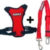 Sharon B – Autoharnas – Hondengordel – Rood – Maat L – Autogordel Met Hondentuigje – Voor Grote Honden – Veilig Onderweg 2 Sharon B – Autoharnas – Hondengordel – Rood – Maat L – Autogordel Met Hondentuigje – Voor Grote Honden – Veilig Onderweg -Benodigdheden Voor Huisdieren Winkel Sharon B autoharnas hondengordel rood maat L autogordel met hondentuigje voor grote honden veilig onderweg