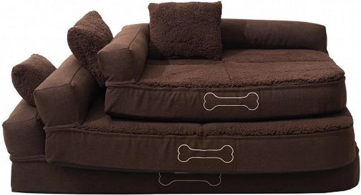 Sun Garden Pallina Orthopedisch Hondenkussen 80x60x25 Cm Bruin 3 Sun Garden Pallina Orthopedisch Hondenkussen 80x60x25 Cm Bruin