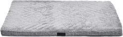 Topmast Benchkussen Hondenkussen Hondenmatras – Traagschuim Orthopedic Grijs 74 X 46 Cm