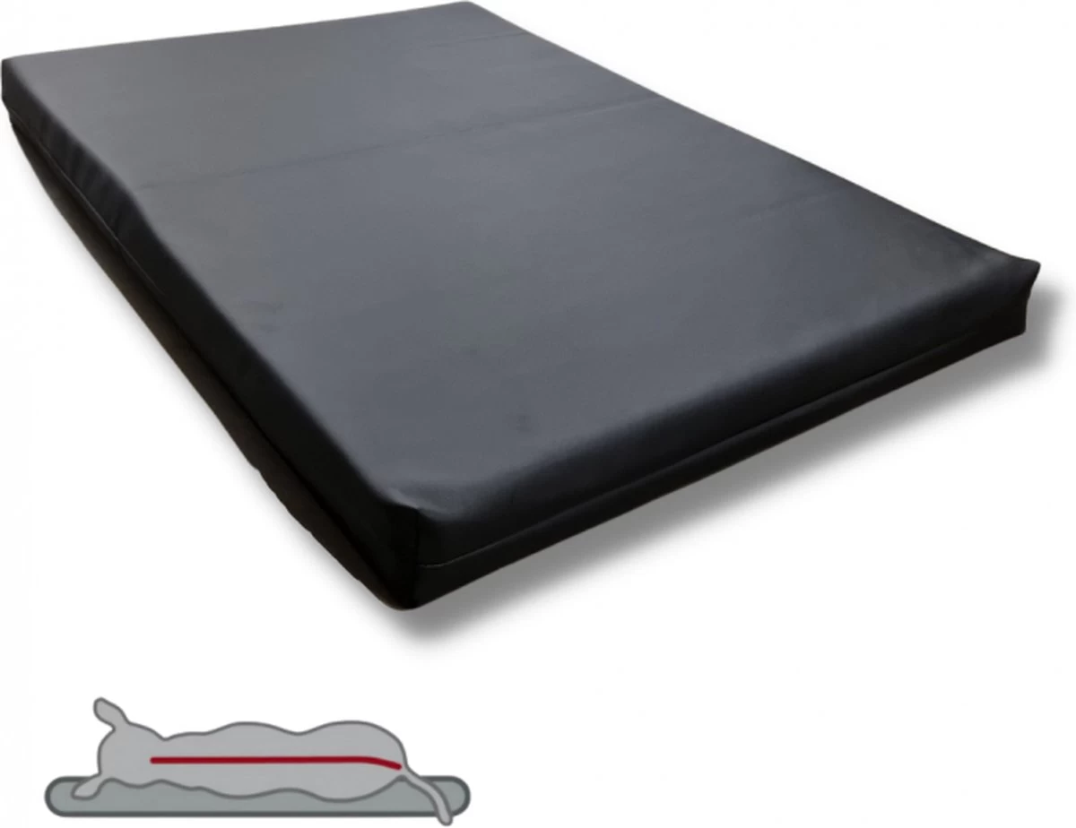 Topmast Support Plus – Orthopedisch Hondenkussen – 125 X 90 Cm – Hondenbed – Zwart – Hondensofa – Hondenmand – Leatherlook Hondenmatras 3 Topmast Support Plus – Orthopedisch Hondenkussen – 125 X 90 Cm – Hondenbed – Zwart – Hondensofa – Hondenmand – Leatherlook Hondenmatras