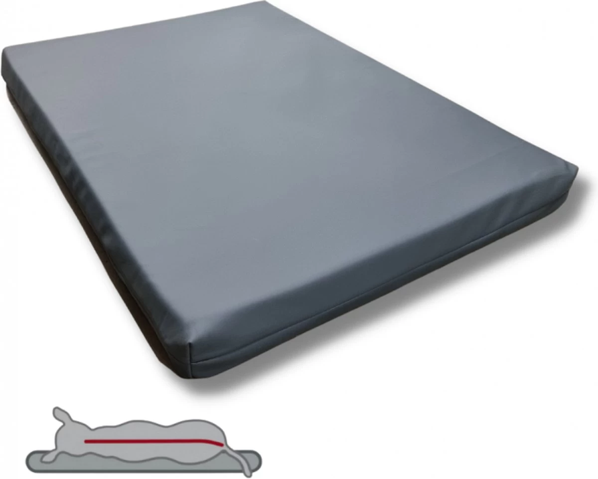 Topmast Support Plus – Orthopedisch Hondenkussen – 80 X 55 Cm – Hondenbed – Antraciet – Hondensofa – Hondenmand – Leatherlook Hondenmatras 3 Topmast Support Plus – Orthopedisch Hondenkussen – 80 X 55 Cm – Hondenbed – Antraciet – Hondensofa – Hondenmand – Leatherlook Hondenmatras