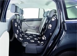 Trixie Autodeken Nylon / Fleece Zwart / Beige – 145X65 CM