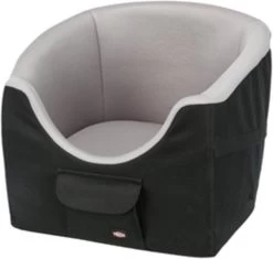 Trixie Hondenmand Autostoel Zwart / Grijs – 45X42X39 CM