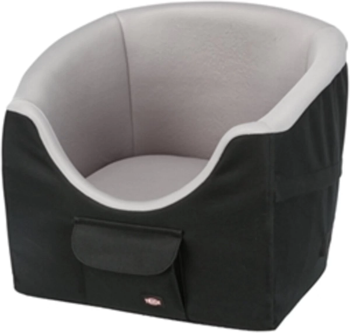 Trixie Hondenmand Autostoel Zwart / Grijs – 45X42X39 CM 3 Trixie Hondenmand Autostoel Zwart / Grijs – 45X42X39 CM
