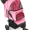 Hondenbuggy 3 Wieler Roze Voor Hondjes Tot Ca. 12KG -Benodigdheden Voor Huisdieren Winkel hondenbuggy 3 wieler roze voor hondjes tot ca. 12KG